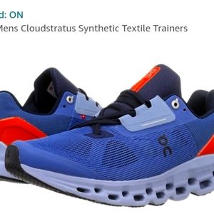 ON Mens (QC) Cloudstratus Synthetic Textile Trainers